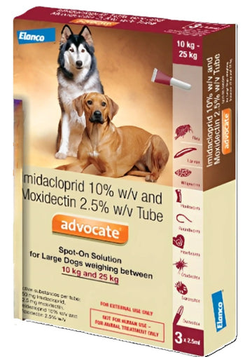 Elanco Advocate Spot-On Solution For Large Dog Weighing Between 10kg And 25kg